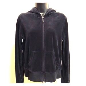 DNA couture women’s hoodie size L velvet jacket
